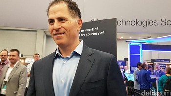 11. Michael Dell: Pendiri Dell ini kekayaannya USD 22,9 miliar. Perusahaan Dell yang ia dirikan masih perkasa. Foto: detikINET/Achmad Rouzni Noor II