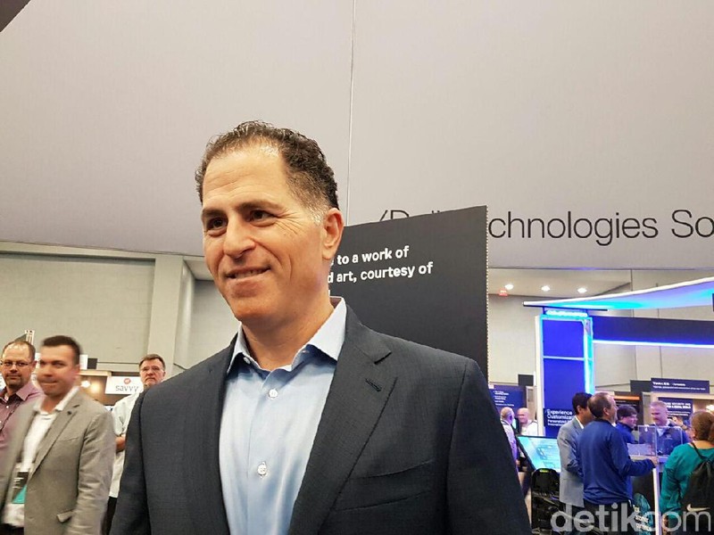 Michael Dell CEO Dell Technologies, di ajang Dell EMC World 2016.