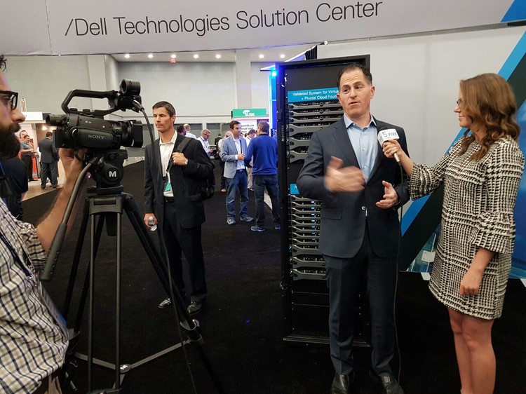 Michael Dell CEO Dell Technologies, di ajang Dell EMC World 2016.