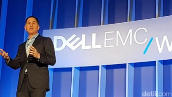 13. CEO Dell Technologies Michael Dell berada di peringkat 30 dengan kekayaan USD 45,1 miliar. Foto: detikINET/Achmad Rouzni Noor II