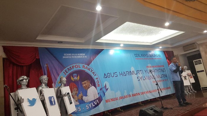 Jempol Rakyat Siap Gencarkan Dukungan ke Agus-Sylvi di Medsos
