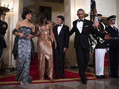 Seksinya Gwen Stefani Bergaun Transparan Saat Tampil di Gedung Putih