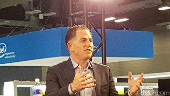 Pendiri raksasa komputer Dell, Michael Dell, tidak pernah lulus kuliah. Ia drop out dari University of Texas. Foto: detikINET/Achmad Rouzni Noor II