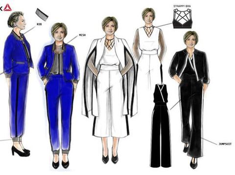 Reebok Desain Ulang Celana Panjang Hillary Clinton Agar Lebih Stylish