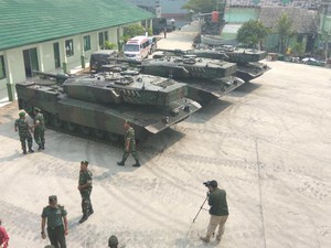 TNI AD Kirimkan 3 Tank Leopard ke Natuna