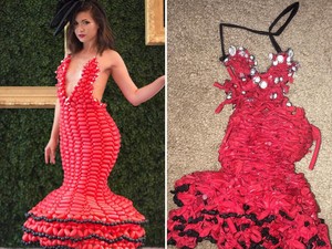 Wanita Ini Bisa Bikin Lingerie Hingga Seragam Baseball dari Balon