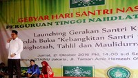 Sekjen Lembaga Perguruan Tinggi Nahdlatul Ulama (LPTNU) Lukmanul Khakim memberikan sambutan.