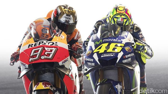 Marquez Vs Rossi Siapa Lebih Baik Di Usia 23