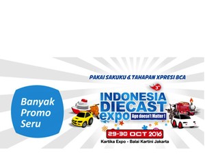 Keseruan Bersama Tahapan Xpresi BCA di INDONESIA DIECAST EXPO 2016