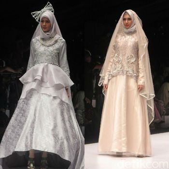 Irna Mutiara Hadirkan Sulam Usus Lampung dalam Koleksi Busana Muslim Terbaru