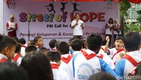 Acara tersebut bertujuan untuk menggalang pangan untuk anak-anak dan mengajak semua pihak untuk berbagi dan yang membutuhkan.