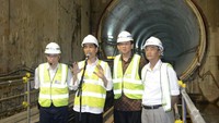 Duet blusukan Jokowi dan Ahok ke lokasi proyek lainnya salah satunya saat peninjauan pembangunan MRT Jakarta ketika Ahok masih menjadi Gubernur DKI Jakarta. Foto: dok. istimewa