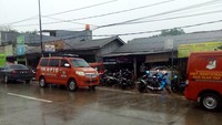 Setelah mengamankan lokasi, tim dari Gegana dan Inafis tiba di lokasi untuk identifikasi.