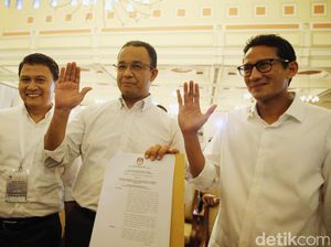 Tertinggi di Survei LSI Denny J.A., Timses Anies-Sandi: Pekerjaan Belum Usai