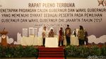 KPU DKI Tetapkan Pasangan Cagub/Cawagub