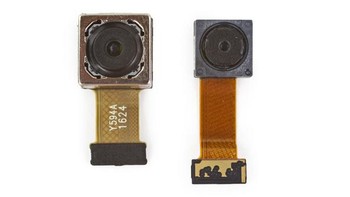 Modul kamera belakang dan depan bersebelahan. Foto: iFixit