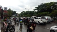 Banjir di Pasteur Surut, Lalu Lintas Macet karena Masih Ada Genangan