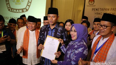 KPU DKI Tetapkan Pasangan Cagub/Cawagub