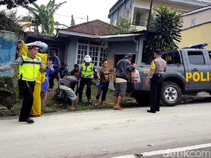 Truk Seruduk Tiga Kendaraan di Jalur Ciloto, 3 Orang Tewas