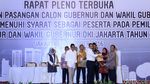 KPU DKI Tetapkan Pasangan Cagub/Cawagub
