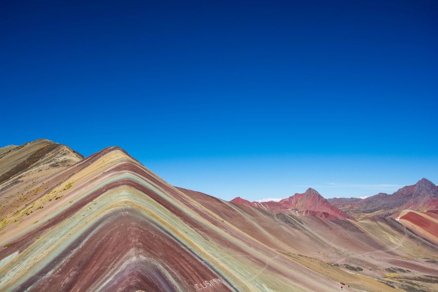 Pegunungan pelangi di Peru
