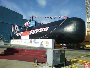 Kapal Selam Diesel Pesanan TNI AL Diluncurkan dari Korsel