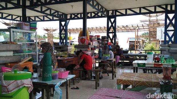 Suasana Pusat Kuliner Raja Ampat (Wahyu/detikTravel)