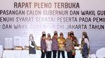 KPU DKI Tetapkan Pasangan Cagub/Cawagub