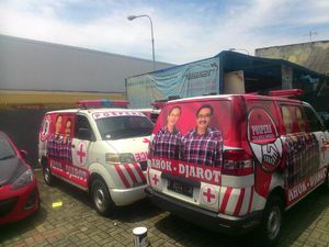 Bawaslu DKI Soroti Ambulans Bergambar Ahok-Djarot: Tunggu Saat Kampanye
