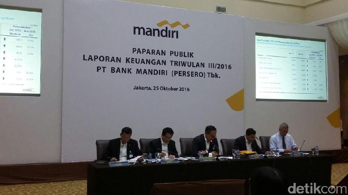Bank Mandiri Raup Laba Rp 12 Triliun, Turun 17%