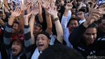 Semangat Agus-Sylvi di Depan Pendukungnya