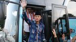 Semangat Agus-Sylvi di Depan Pendukungnya