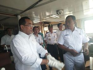 Ini Hasil Kunjungan Menhub di Kapal Patroli Tanjung Priok