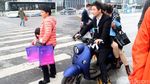 Aksi Nekat Sejumlah Pengendara di China