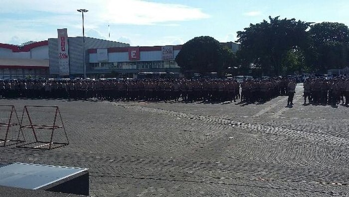 1.100 Polisi Amankan JIEXPO, Pendukung Cagub DKI Diminta Tertib