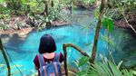 Foto: Sungai Berwarna Biru di Raja Ampat