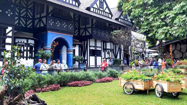 Bangunan Farm House yang asyik untuk foto-foto (Ari Saputra/detikTravel)