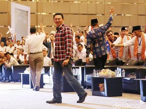 Bukan Strategi, Ini Alasan Ahok Tak Pidato Usai Pengundian Nomor Urut