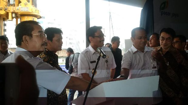 Resmikan Ground Breaking Pasar Benhil, Djarot: Ini Kawasan Strategis