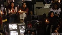 Aksi ini juga diikuti oleh terpidana kasus pelecehan seksual di JIS.
