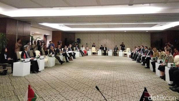 Pertemuan Indian Ocean Rim Association (IORA) di Nusa Dua Bali, Rabu (26/10/2016)