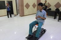 Pelajar Sidoarjo Bikin Robot Transportasi Tanpa Polusi