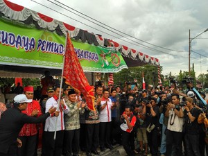 Buka Kirab Sumpah Pemuda di Palangkaraya, Menpora Minta Warga Jaga Persatuan