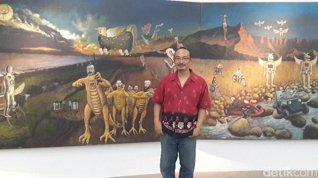 Heri Dono Boyong Karya Seni 'Smiling Angels from the Sky' ke Hong Kong