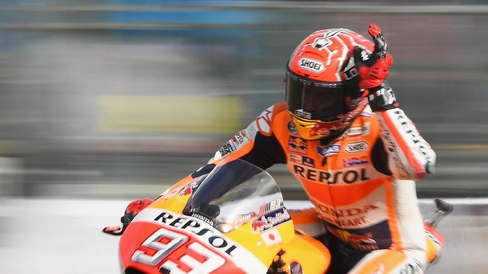 Kalau Tidak Jatuh, Marquez Yakin Bisa Naik Podium