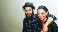 Alex Abad tampak mengajak Asmara Abigail di acara tersebut. Pool/Gus Mun/detikFoto.