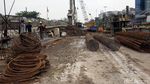 Pembangunan Turap di Kali Grogol