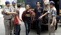 Penyandang Masalah Kesejahteraan Sosial (PMKS) yang diamankan sebanyak lima orang.