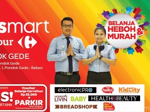 Transmart Carrefour Buka Gerai Baru di Pondok Gede, Bekasi