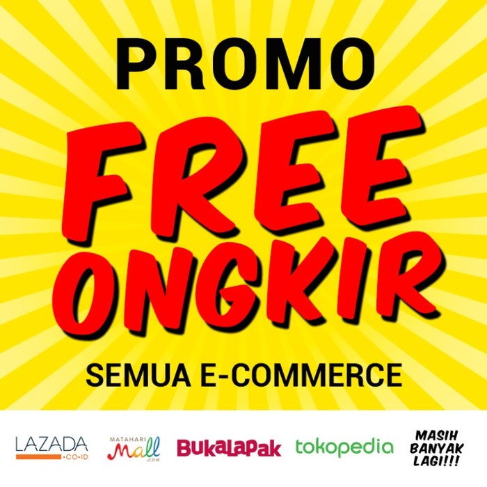Promo Ongkir Gratis di Semua E-Commerce Dari Tanggal 29 Oktober - 11 November